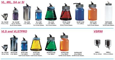Paasche bottles